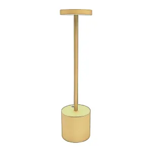 LAMPADA DA TAVOLO SCILLA 200LM ORO 3W 200 Lumen Ricaricabile USB