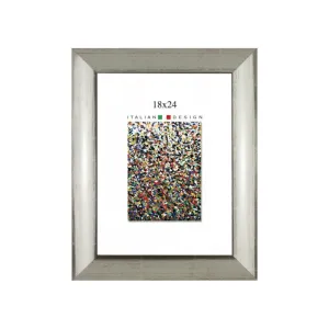 CORNICE SIRIO 18X24 P/FOTO ARGENTO