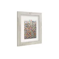 CORNICE "SWEET" COLORE BIANCO EFFETTO LEGNO NATURALE 21X29,7CM