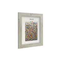 CORNICE "SWEET" COLORE BIANCO EFFETTO LEGNO NATURALE 50X70CM