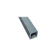 TUBO QUADRO ALLUMINIO ARGENTO BARRE 2MT 20X1,3MM