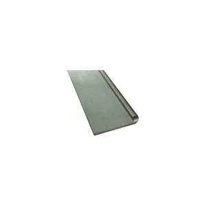 PROFILO UNGHIETTA ALLUMINIO ARGENTO BARRE 2MT. 22MM
