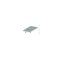 PROFILO ARGENTO H.100CM PIATTO 12X2