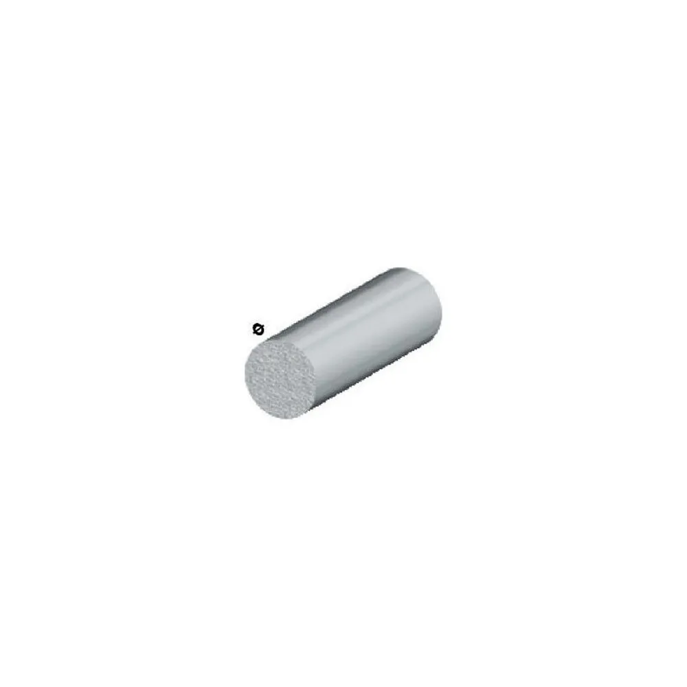 PROFILO ARGENTO H.100CM TONDO PIENO Ø8MM.