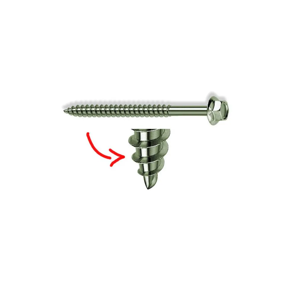 VITI KOVERVIT AA PER LEGNO ZINCATE 6.5 X 140 MM. VITI KOVERVIT AA PER LEGNO ZINCATE 6.5 X 140 MM.