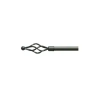 SCORRITENDA IN FERRO BATTUTO NERO 170-300 PIGNA