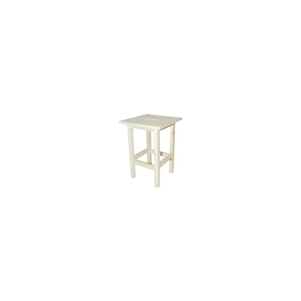 SGABELLO LEGNO SEDUTA H.45CM