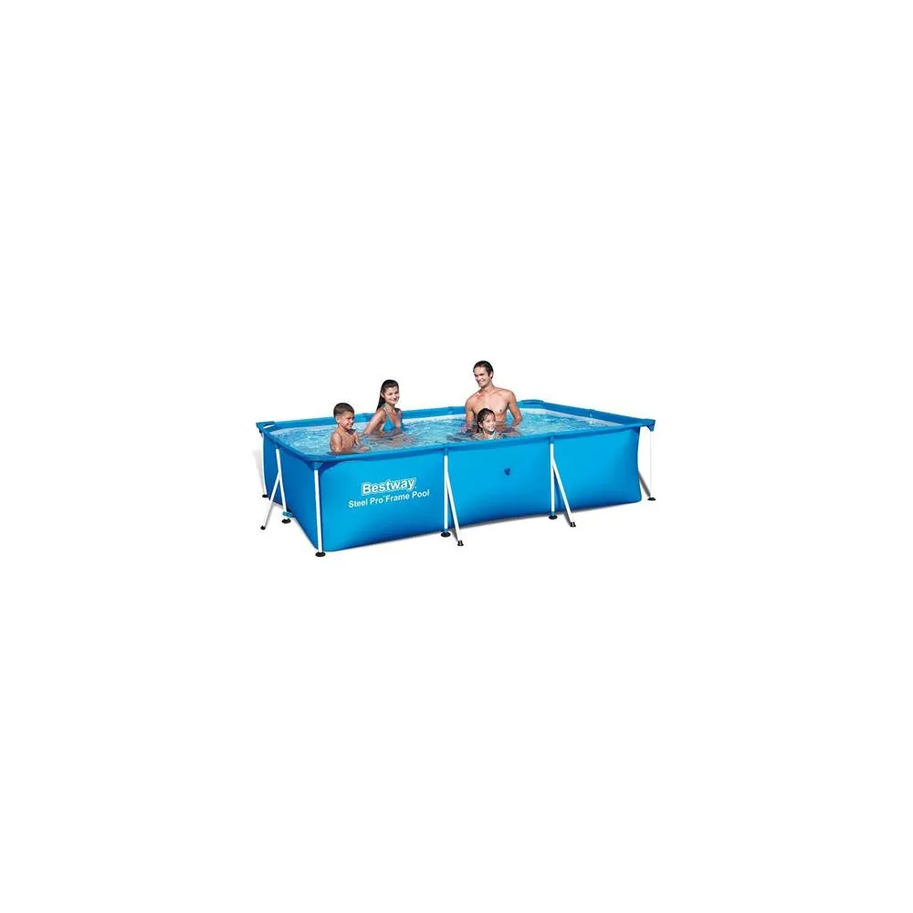 PISCINA RETTANGOLARE CON TELAIO 300X201X66H