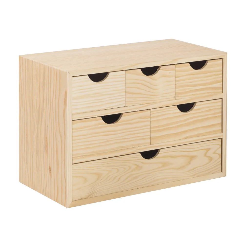 CASSETTIERA MINI 6 CASSETTI CM.40X20X28H CASSETTIERA MINI 6 CASSETTI CM.40X20X28H