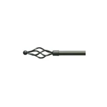 SCORRITENDA IN FERRO BATTUTO NERO 120-220 PIGNA SD017