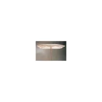 OMBRELLONE IN LEGNO 300X300CM 8 STECCHE BIANCO