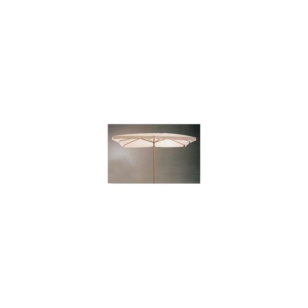 OMBRELLONE IN LEGNO 300X300CM 8 STECCHE BIANCO OMBRELLONE IN LEGNO 300X300CM 8 STECCHE BIANCO