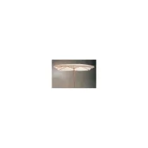 OMBRELLONE IN LEGNO 300X400CM 8 STECCHE BIANCO
