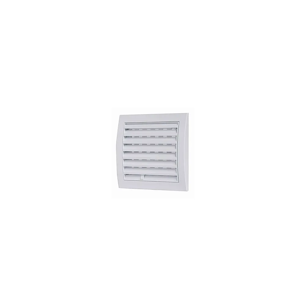 GRIGLIA AERAZIONE IN ABS CON CHIUSURA A RETE 15X15CM
