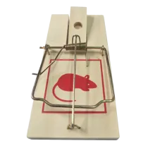 TRAPPOLA X TOPI BASE LEGNO 17,5X8,3X1 CM