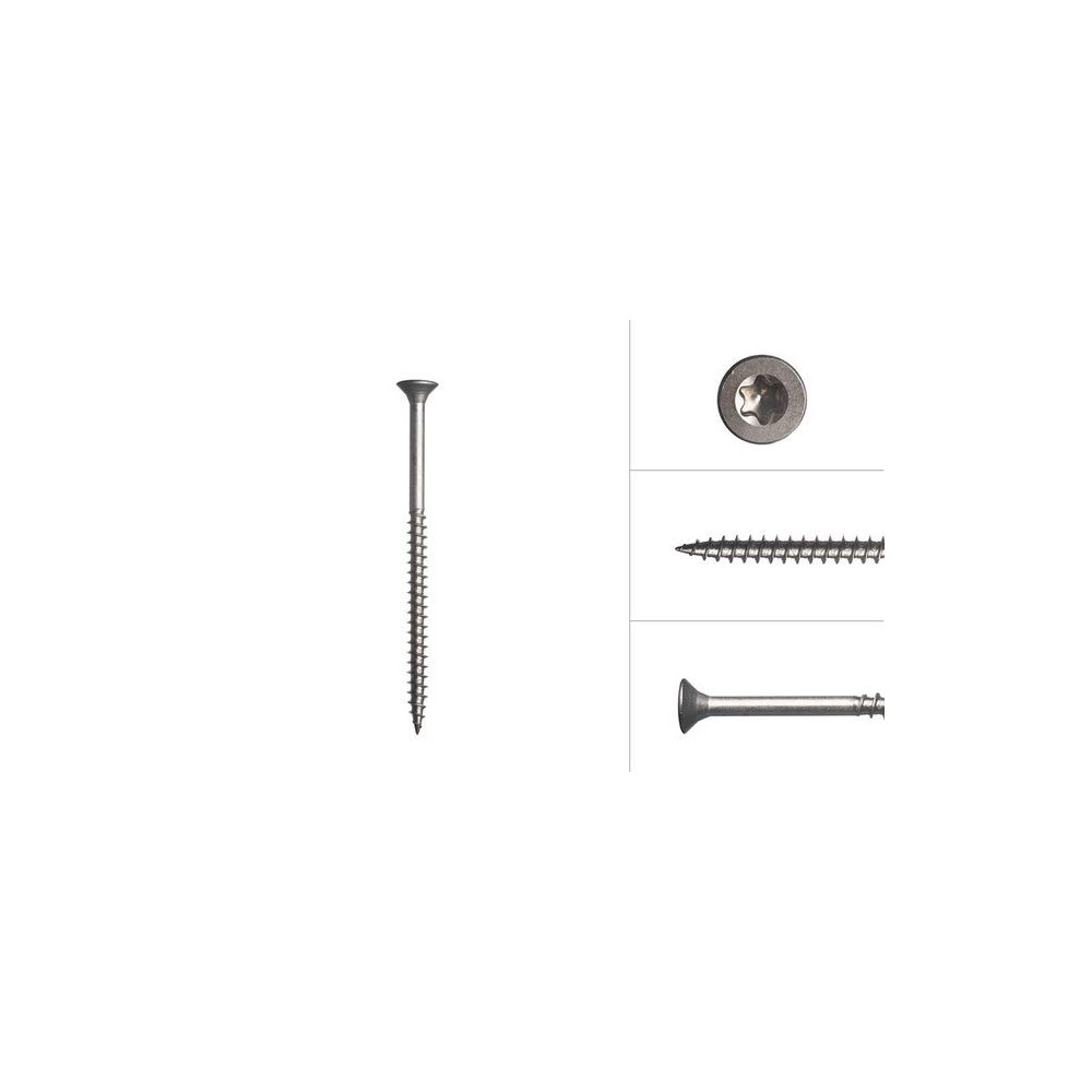 FLAT HEAD PZD CHIPS SCREWS IN STAINLESS STEEL WITH GLOSSY FINISH