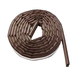 GUARNIZIONE PER PORTE E FINESTRE IN TERMOPLASTICA 9 mm x 6 Mt - Colore Marrone