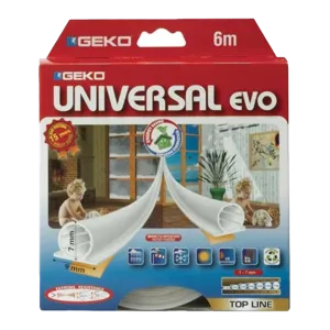 GUARNIZIONE PER PORTE E FINESTRE IN TERMOPLASTICA 9 mm X 6 Mt - Trasparente