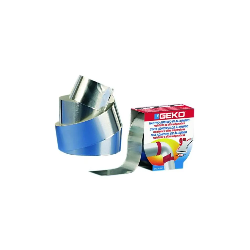 NASTRO TERMICO ALLUMINIO ADESIVO ALLUMINIO 40MM X 9M NASTRO TERMICO ALLUMINIO ADESIVO ALLUMINIO 40MM X 9M