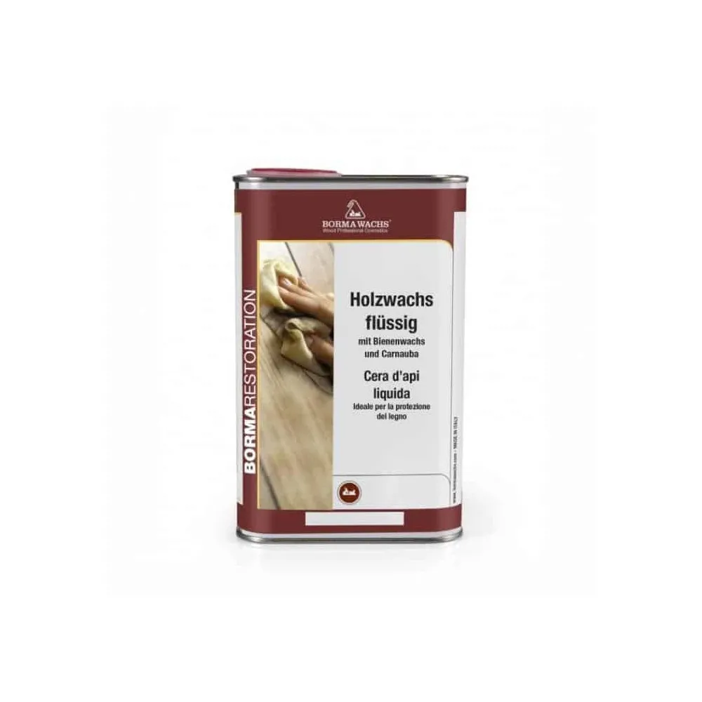Cera di api Holzawachs Borma Wachs liquida 250ml finitura neutra 08