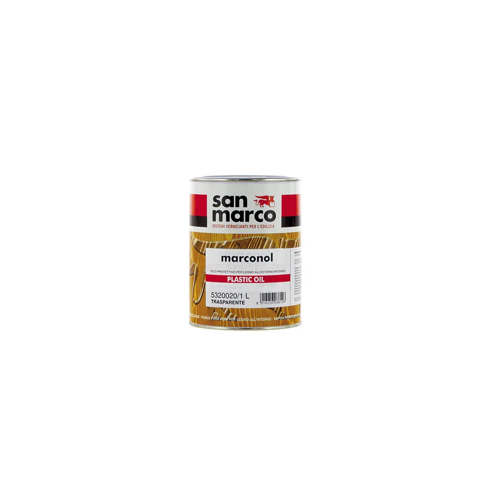 MARCONOL PLASTIC-OIL Trasparente 1 LT MARCONOL PLASTIC-OIL Trasparente 1 LT