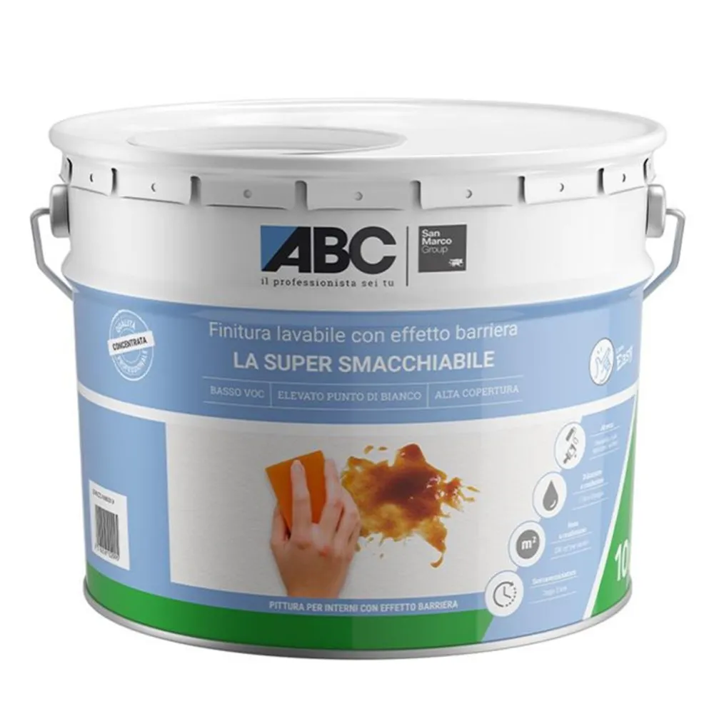 LA SUPER SMACCHIABILE BIANCO 10 LT