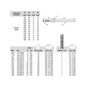 SCOMPARSA FERRO 10-150