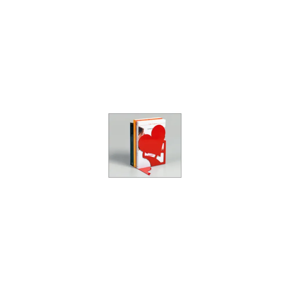 FERMALIBRO MON AMOUR ROSSO 19x14,6x14,5CM FERMALIBRO MON AMOUR ROSSO 19x14,6x14,5CM