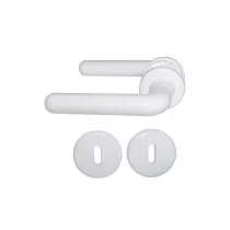 MANIGLIA BOLIS ITALIA MARGHERITA Q.8 BIANCO 2PZ