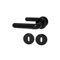 MANIGLIA BOLIS ITALIA MARGHERITA Q.8 NERO 2PZ