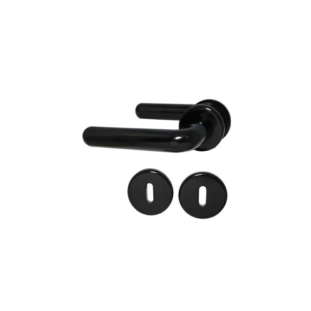 MANIGLIA BOLIS ITALIA MARGHERITA Q.8 NERO 2PZ MANIGLIA BOLIS ITALIA MARGHERITA Q.8 NERO 2PZ