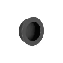 MANIGLIA DA INCASSO QUADRA Ø35MM NERO