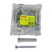 TASSELLO NCV IN BUSTA DIAMETRO 8 x 40 + VITE 5 x 45 mm Confezione 10 Pezzi