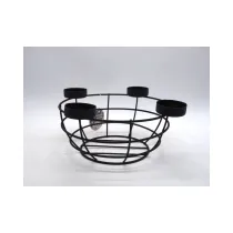 CENTRO TAVOLA CON 4 PORTA CANDELE