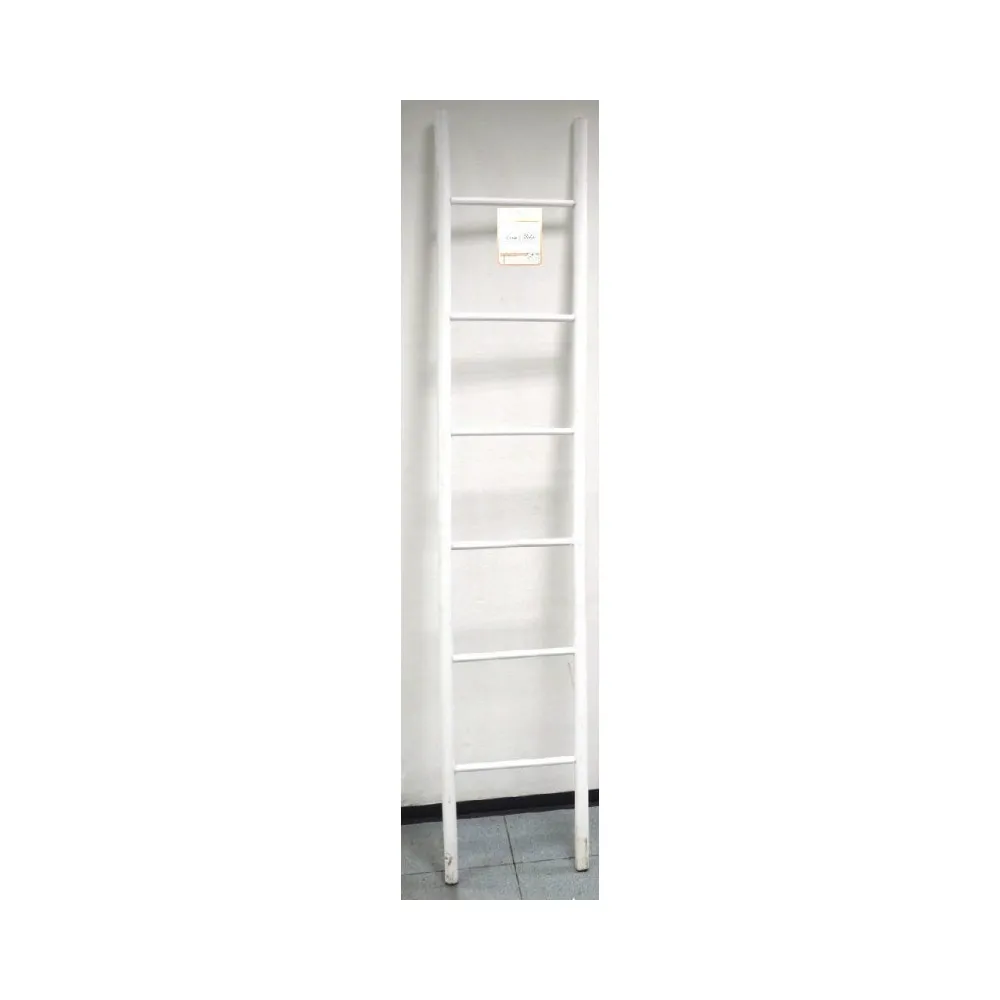 SCALA IN LEGNO BIANCA H180 CM