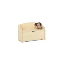CASSAPANCA IN LEGNO NATURALE 100X41X67CM
