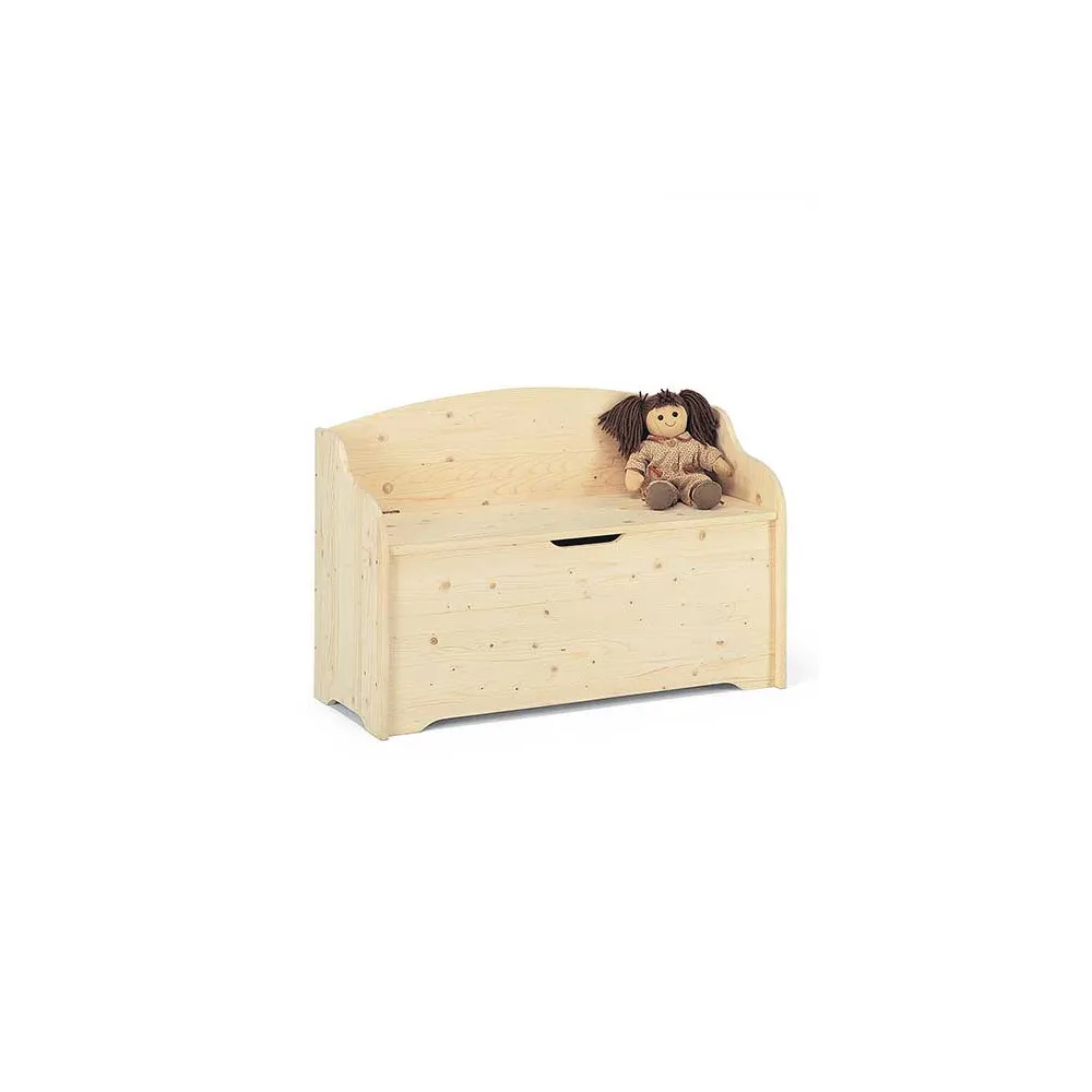 CASSAPANCA IN LEGNO NATURALE 100X41X67CM