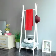 STENDER BRENT BIANCO 48,5X44X148CM