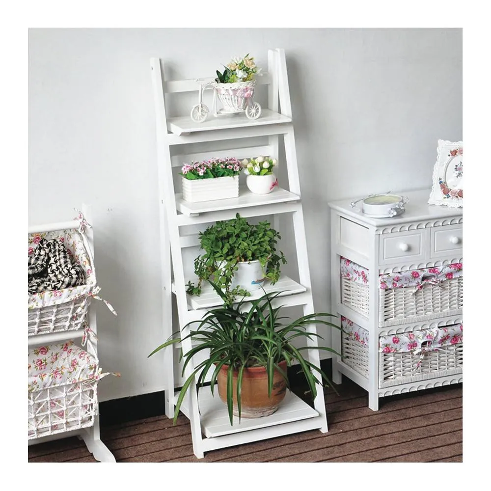 SCAFFALE PIEGHEVOLE RICHIUDIBILE A 4 PIANI 41X34X112H CM BIANCO SCAFFALE PIEGHEVOLE RICHIUDIBILE A 4 PIANI 41X34X112H CM BIANCO