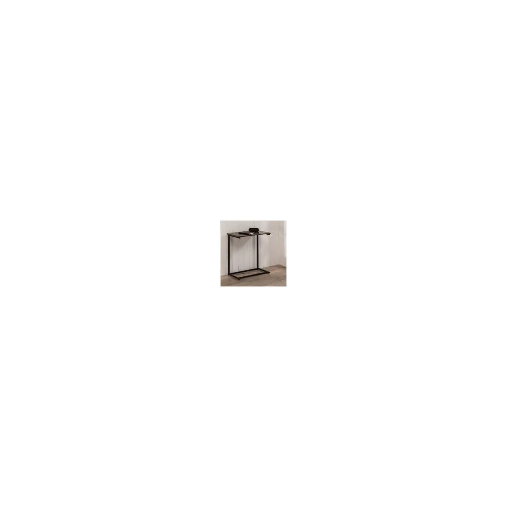TAVOLINO LINEO NERO/NOCE 60x36x66