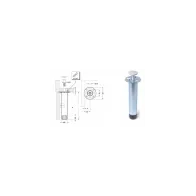 PIEDINO IN FERRO ZINCATO 12 CM