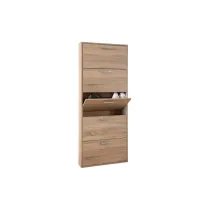 KIT SCARPIERA 5 RIBALTE CM.65X15X164H ROVERE SC.