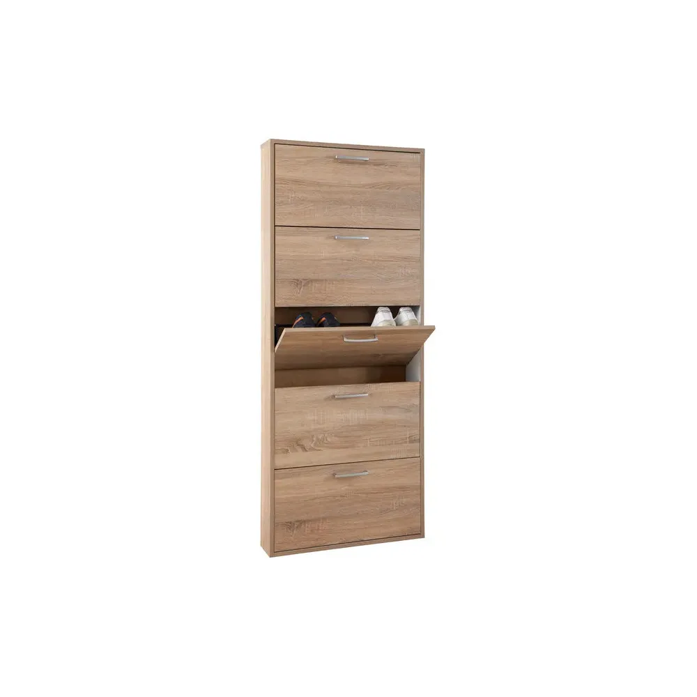 KIT SCARPIERA 5 RIBALTE CM.65X15X164H ROVERE SC.