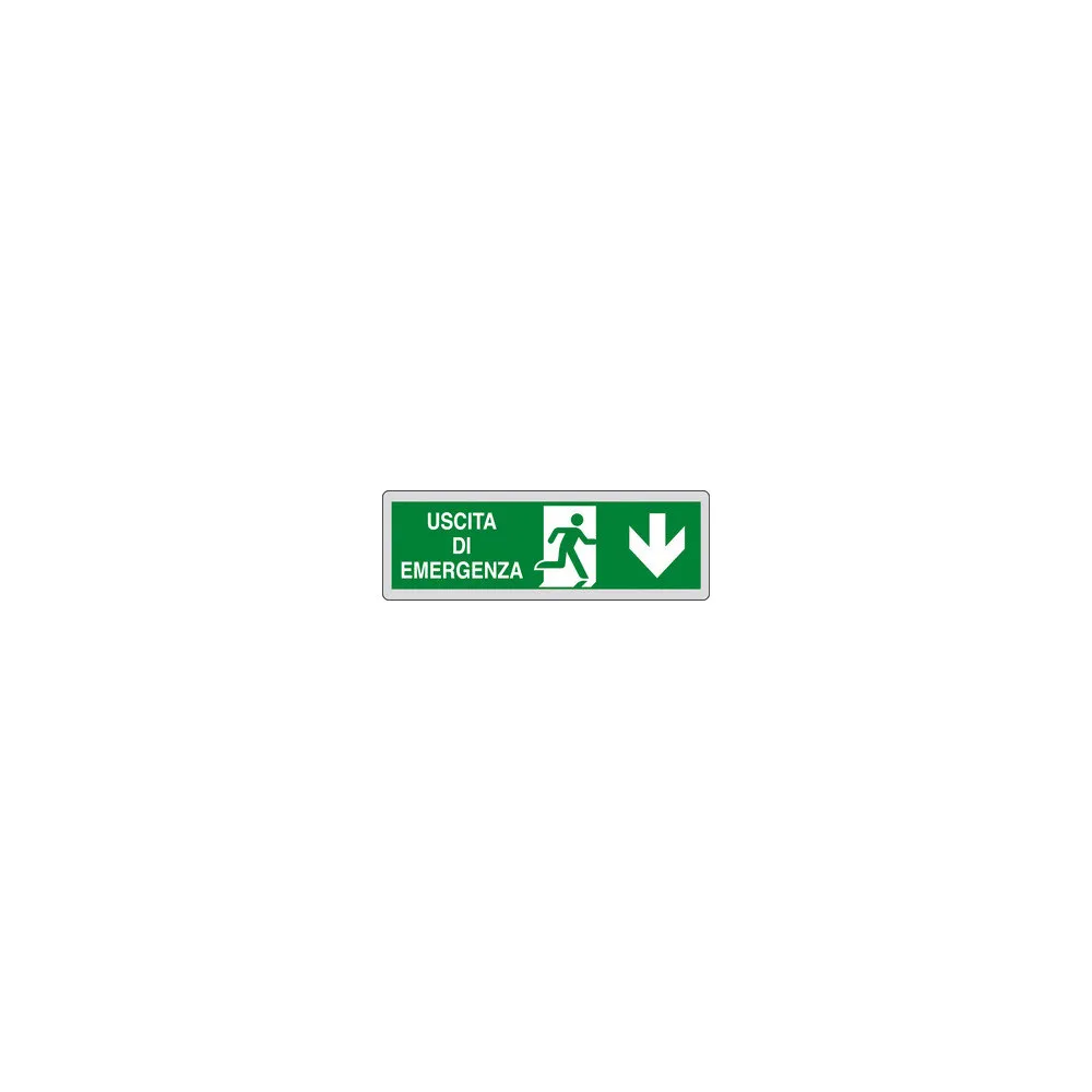 ETICHETTE ADESIVE 150X50MM USCITA EMERGENZA ETICHETTE ADESIVE 150X50MM USCITA EMERGENZA