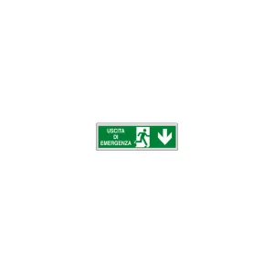 ETICHETTE ADESIVE 150X50MM USCITA EMERGENZA
