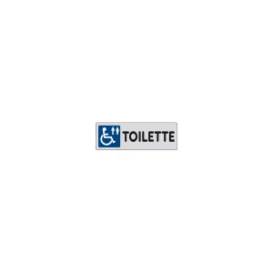 ETICHETTA ADESIVA 150X50 TOILETTE DISABILI