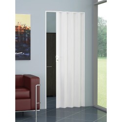 PORTA A SOFFIETTO 'TAMBORA' cm 82 x 210 - colore noce