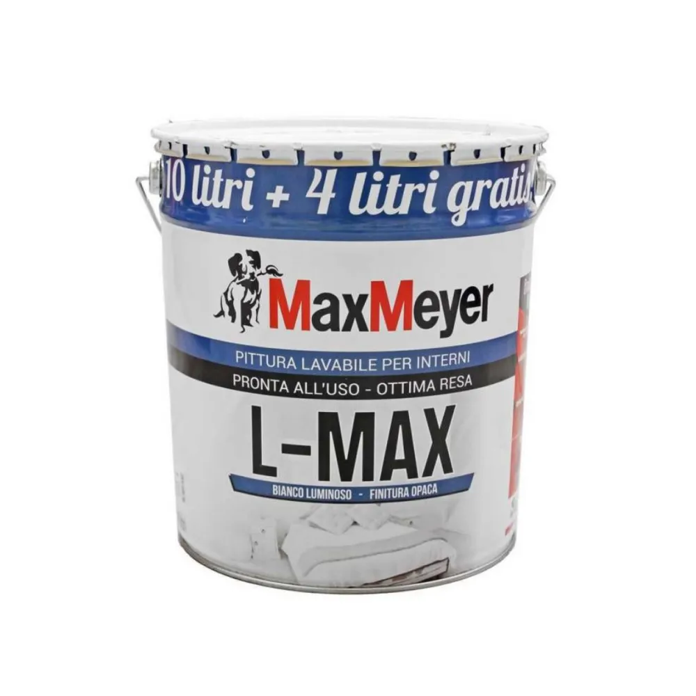 IDROPITTURA LAVABILE BIANCA L-MAX 14LT IDROPITTURA LAVABILE BIANCA L-MAX 14LT