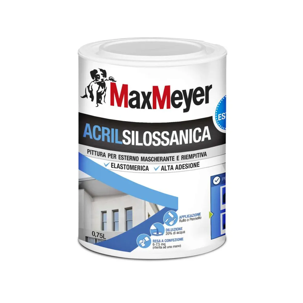 PITTURA ACRILSILOSSANICA   Bianco 0,75 lt