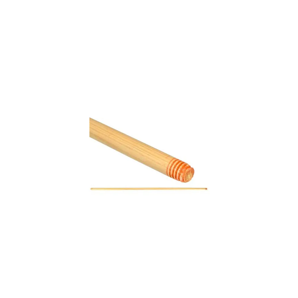 MANICO PER SCOPA IN LEGNO FILETTATO 130CM. MANICO PER SCOPA IN LEGNO FILETTATO 130CM.